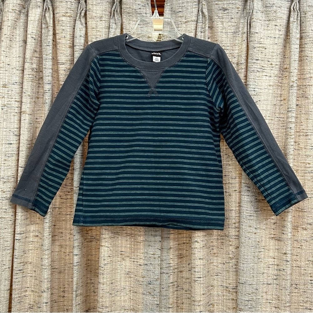 Tea Collection Boys Long Sleeve Striped T-Shirt - 4